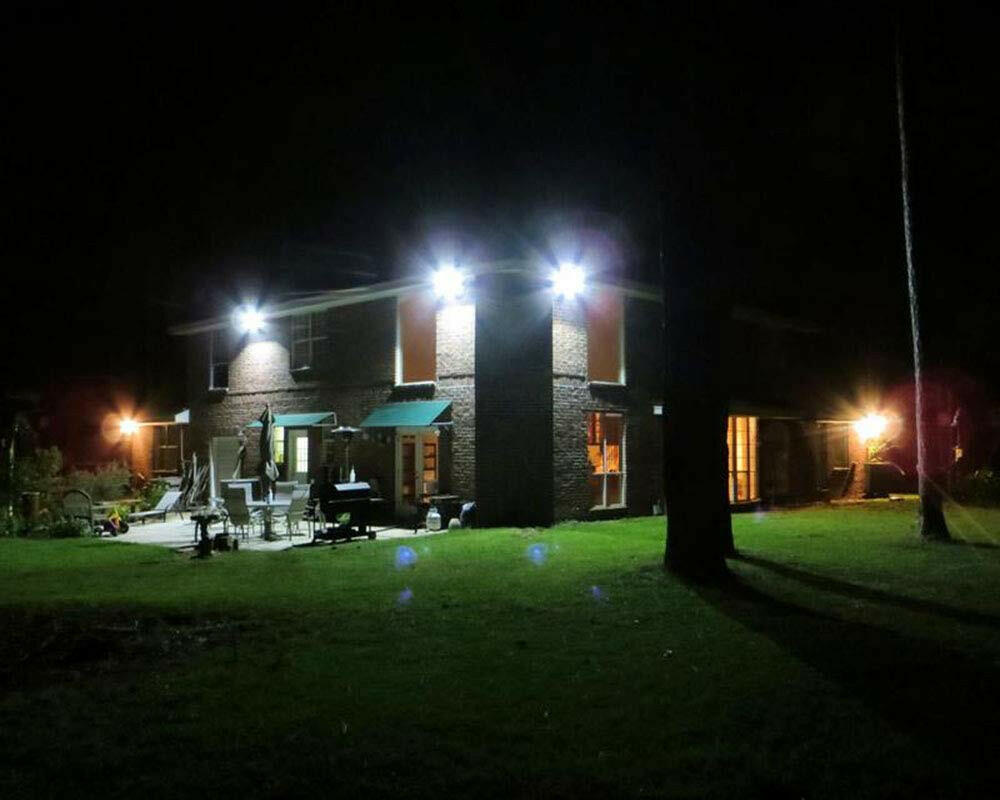 AntLux Outdoor LED Flood Lights 100W, 12600LM, 5000K Daylight White, Super Bright LED Floodlight, IP66 Waterproof Arena Perimeter and Security Lighting Fixture for Yard, Garden, Garage, Court