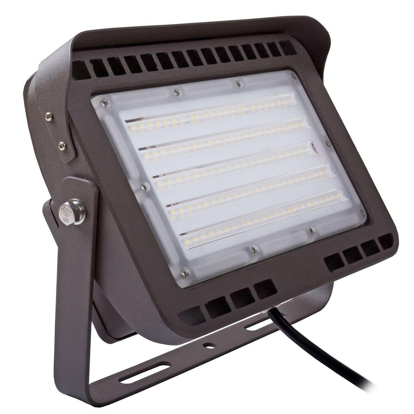 AntLux Outdoor LED Flood Lights 100W, 12600LM, 5000K Daylight White, Super Bright LED Floodlight, IP66 Waterproof Arena Perimeter and Security Lighting Fixture for Yard, Garden, Garage, Court