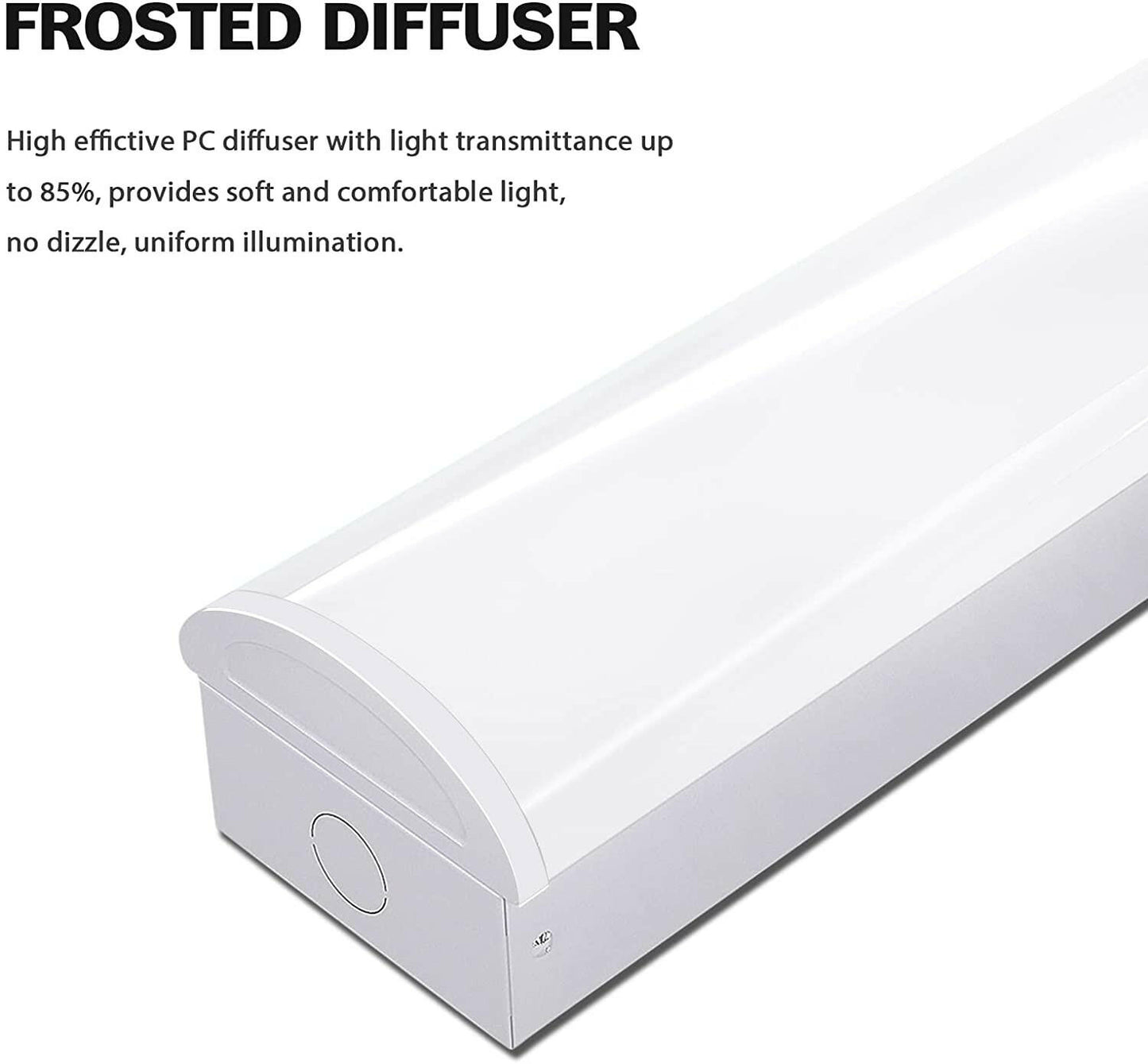AntLux 8FT LED Shop Lights 110W LED Linear Strip Lights, 12000 Lumens, 5000K