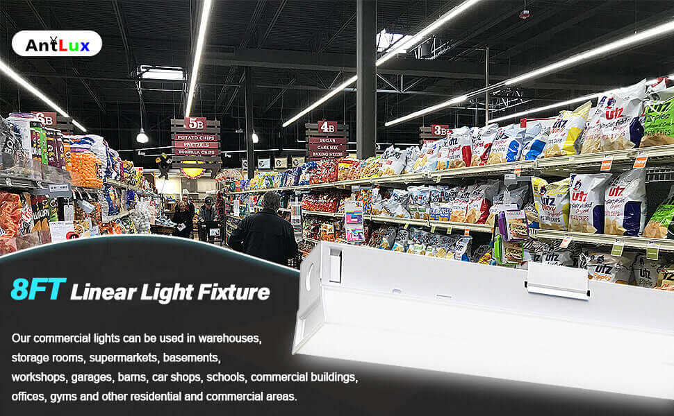 Linear Led Light Store 8FT LED Linear Lights - Best Shop LED Lights