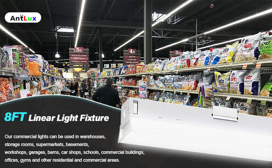 8FT LED Linear Lights - Best Shop LED Lights
