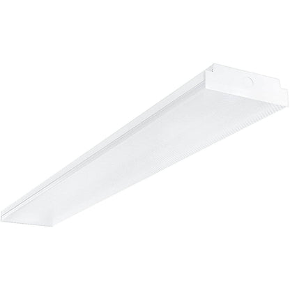 AntLux 4FT LED Wraparound Light, 40W 4400LM, 4000K, Flush Mount, Linkable,128W Fluorescent Equivalent