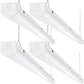 AntLux 8FT LED Shop Light Linear Strip Lights Linkable, 110W, 12000 Lumens, 5000K, 8 Foot LED Garage Lights, Surface Mount and Hanging Ceiling Lighting Fixture, Fluorescent tube Replacement