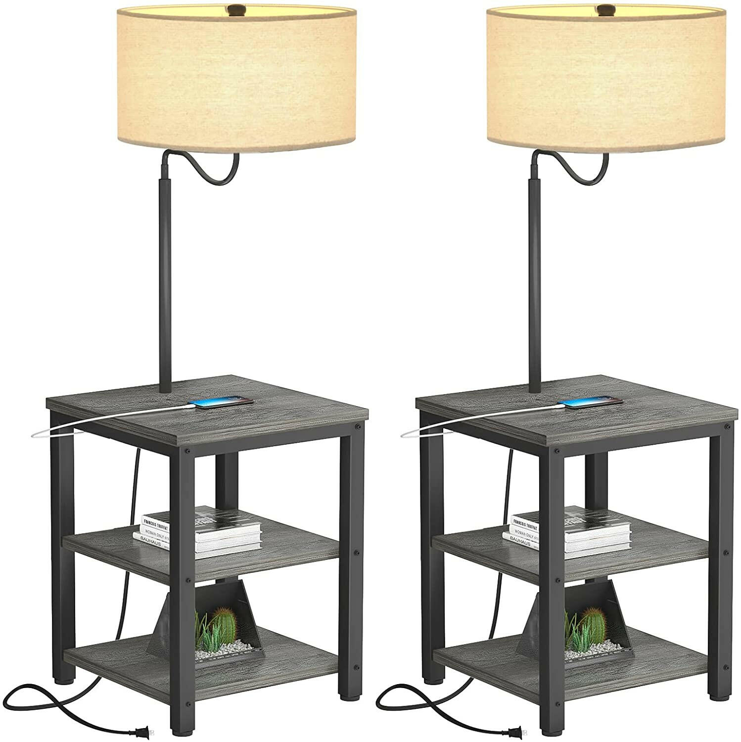 LED Floor Lamps Floor Lamp with Table AntLux Lighting