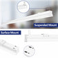 AntLux 8FT Linear LED Light Fixture, 110W 12200 Lumens 5000K, 120° Beam Angle, Linkable, Suspended/Recessed Mounted
