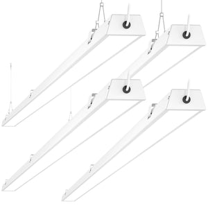 ANTLUX 8 FT LED Shop Lights, 100W [6-lamp T8 Fluorescent Equiv.] Compact 8 Foot Garage LED Shop Lights with 5ft Cord Switch, Plug in, 12000LM, 5000K, Surface/Suspended Mount
