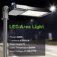 AntLux 420W LED Parking Lot Lights  with Slip Fitter Mount, 63000LM, IP65 5000K Outdoor LED Lighting Fixtures - 2 Pack