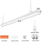 ANTLUX 8FT Suspended Linear LED Light Fixture, 110W LED Strip Light, 12200 LM, 5000K, 8 Foot Suspended Linear LED Lighting for Garage Warehouse Workshop, Fluorescent Tube Replacement