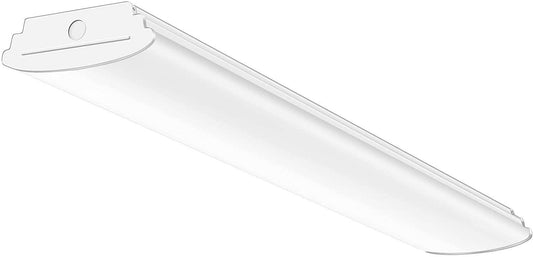 AntLux 50W LED Wraparound Light 4FT Flush Mount Garage Lights, 5600 Lumens, 4000K, 4 Foot LED Wrap Around Light, Integrated Linear Shop Puff Ceiling Lighting Fixture for Workshop, Office, Kitchen