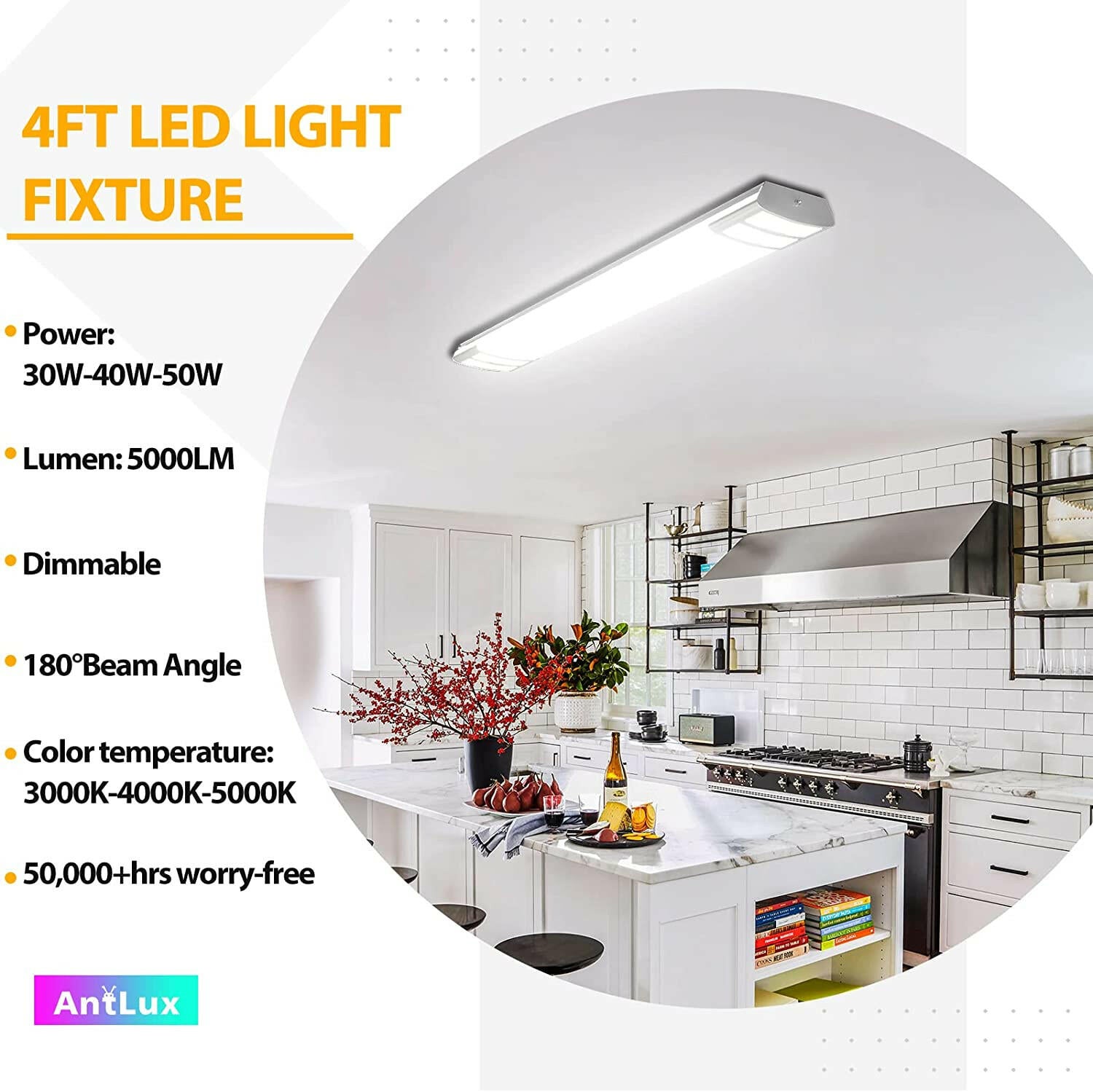 48 kitchen light deals fixture