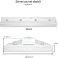 AntLux 4FT Integrated LED Light Fixtures, 220W (800W Equiv.) 26500lm, 5000K, Warehouse High Bay Lighting, Industrial Warehouse Lighting Fixtures for Garage, Warehouse, Workshop