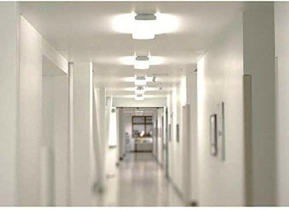 AntLux LED Wraparound Office Light 4FT, 7200 Lumens, 4000K, 60 Watt 4 Foot Flush Mount LED Shop Lights, Wrap Around Ceiling Lighting Fixtures for Garage Workshop, Fluorescent Tube Replacement, 2 Pack