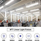 AntLux 4FT LED Strip Lights 50W LED Shop Lights, 1-10V Dimmable, 5500LM, 4000K, 4 Foot Integrated Linear LED Ceiling Light Fixtures for Garage Workshop Basement, Fluorescent Tube Replacement, 4 Pack