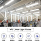 AntLux 4FT LED Strip Lights, Linear, 50W 5500LM, 4000K, 1-10V Dimmable, Linkable, Flush Mount & Hanging Mount