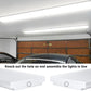 AntLux 4FT LED Office Ceiling Lights 72W LED Wraparound Light, 8600 Lumens, 4000K Neutral White, 4 Foot Flush Mount Wrap Lighting Fixture for Garage Workshop, Fluorescent Light Replacement